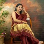 Modal Silk with Tissue Pallu Saree