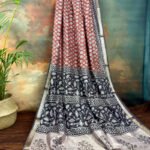 Bagru Print Maheshwari Saree