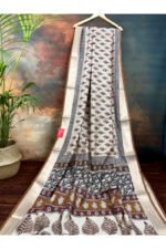 Bagru Print Maheshwari Saree