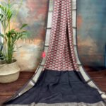Bagru Print Maheshwari Saree