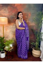 Pure Cotton Jaipur Hand Block Print Sarees - Image 5