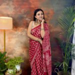 Pure Cotton Jaipur Hand Block Print Saree