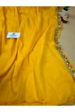 Mul Cotton With Designer Lace Saree - Image 5