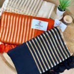 Kerala Kasav Stripe Border Mulmul Cotton Saree