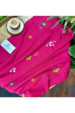 Mulmul Cotton Gardenia Saree - Image 2