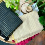 Kerala Kasav Check Pallu Mulmul Cotton Saree