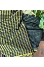 Kerala Kasav Check Pallu Mulmul Cotton Saree - Image 2