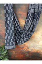 Pure Cotton Jaipur Hand Block Print Saree - Image 3