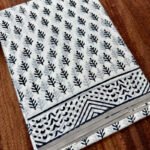 Pure Cotton Dabu Print Handblocked Saree