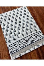 Pure Cotton Dabu Print Handblocked Saree