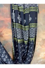 Pure Cotton Dabu Print Handblocked Saree - Image 5