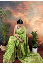 handblocked maheshwari saree - Image 3
