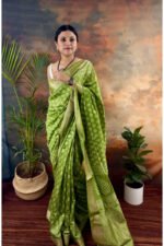 handblocked maheshwari saree - Image 5