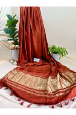 Modal Silk with Tissue Pallu Saree