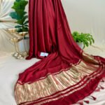 Modal Silk with Tissue Pallu Saree