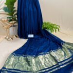 Modal Silk with Tissue Pallu Saree