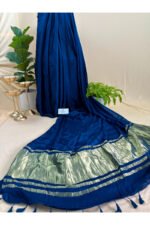 Modal Silk with Tissue Pallu Saree