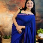Premium Mul Modal Cotton Saree – Blue & Green Dhupchav Elegance